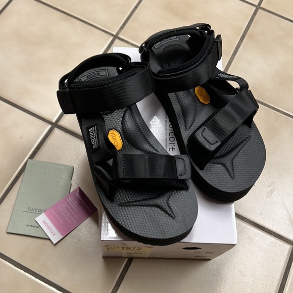 NEW SUICOKE x Vibram Depa V2PO Strappy Flatform Platform Sandals - Picture 9 of 11